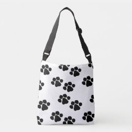 ペット所有者のための足のプリント クロスボディバッグ