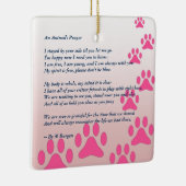 ペット捧げ物/記念物- セラミックオーナメント (右)