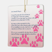 ペット捧げ物/記念物- セラミックオーナメント (左)