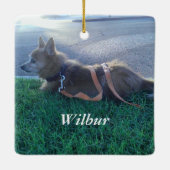ペット捧げ物/記念物- セラミックオーナメント (裏面)