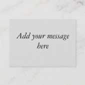 ペット損失の悔やみや弔慰の名刺 名刺 (裏面)