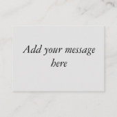 ペット損失の悔やみや弔慰の名刺 名刺 (裏面)