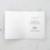 ペット損失の悔やみや弔慰-獣医- Pawprints カード (内部)