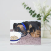 ペット損失記念カードにハートを印刷する (スタンド正面)