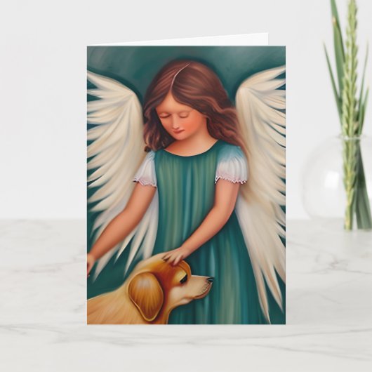 ペット損失 |と悔やみや弔慰 カード (正面)