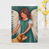 ペット損失 |と悔やみや弔慰 カード (黄色い花)