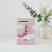 ペット搭乗名刺 名刺 (スタンド正面)