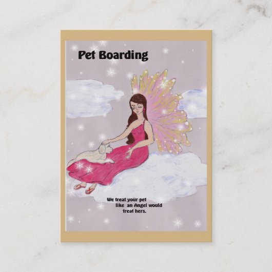 ペット搭乗名刺 名刺 (正面)