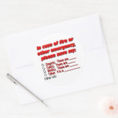 ペット救出 ラウンドシール (封筒)