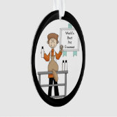 ペット最高のトリマーキティ猫アクリルオーナメント オーナメント (正面)