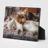 ペット最高のフレンズフォーエバーBFFベスティーズ写真 フォトプラーク (側面)