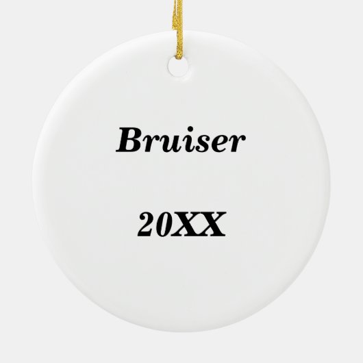 ペット最高のフレンド永遠の記念碑 セラミックオーナメント (裏面)