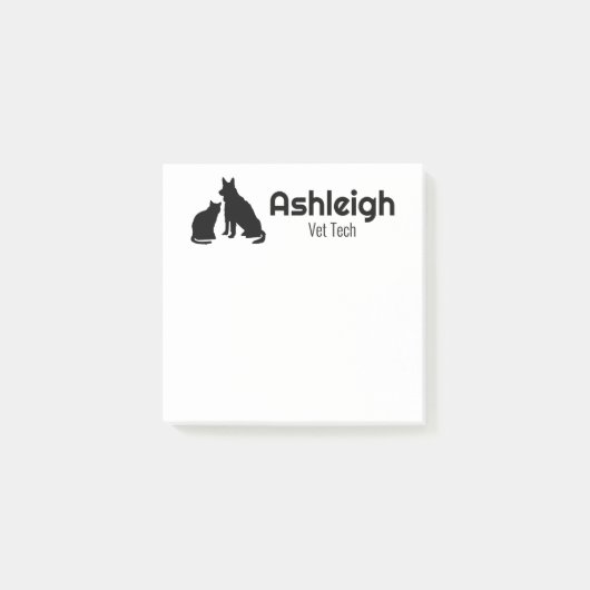 ペット業パーソナライズされた ポストイット (正面)