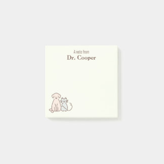 ペット業パーソナライズされた ポストイット