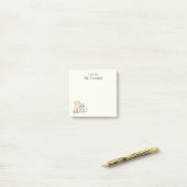 ペット業パーソナライズされた ポストイット (デスク上)