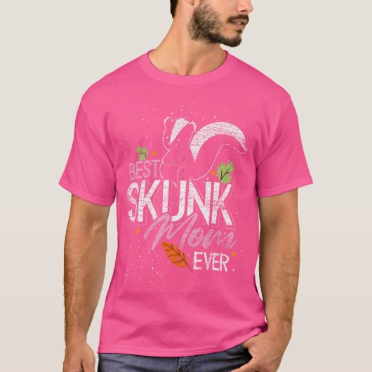 ペット母の動物の親スカンク Tシャツ (正面)