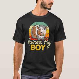 ペット毛皮ポテトギニアピッグボーイ Tシャツ