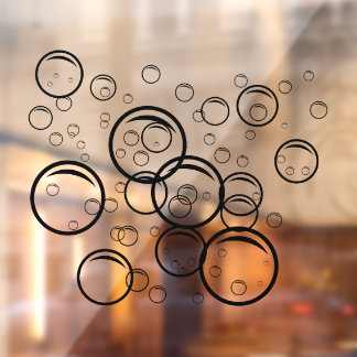 ペット洗浄泡の黒い色の輪郭 ウィンドウサイン