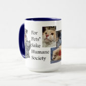 ペット為のCortezのコーヒー・マグのため マグカップ (正面左)