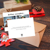 ペット犬いけなの写真のおもしろいクリスマスを定義 シーズンカード