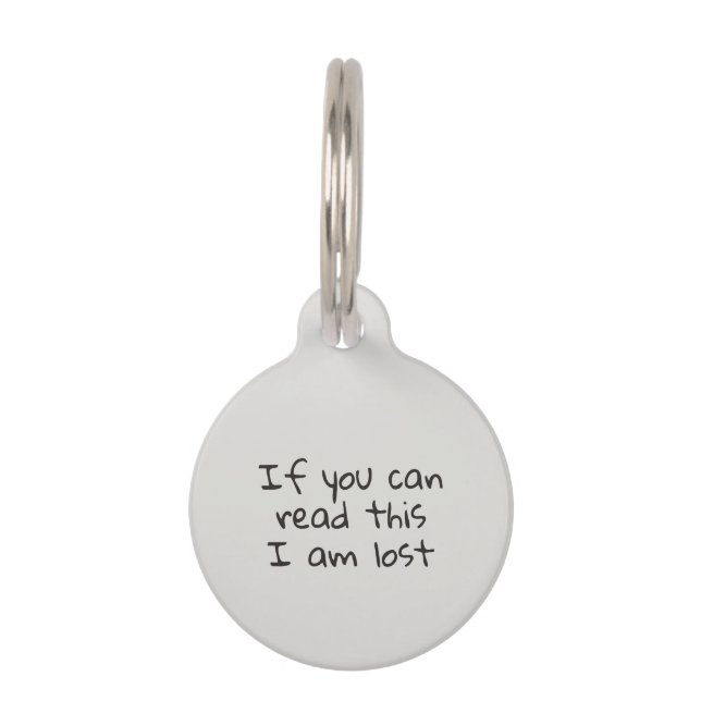 ペット犬おもしろい猫のユカスタマイズアID ペット　ネームタグ (正面)