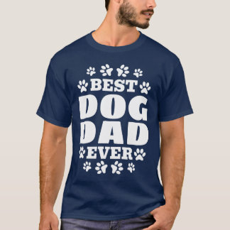 ペット犬のオーナーかわいい犬の愛犬最高のパパ犬Da F Tシャツ