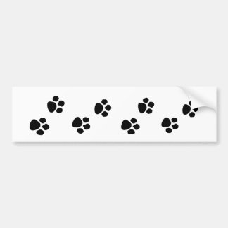 ペット犬のオーナーの足はバンパーステッカーを印刷します バンパーステッカー