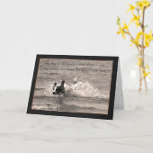 ペット犬の同情カード – Touch私たちのハート カード (黄色い花)