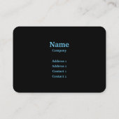 ペット犬の名刺 名刺 (裏面)