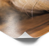 ペット犬の子犬のカスタム写真 フォトプリント            (角)