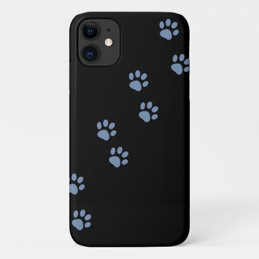 ペット犬の猫のパットプリント Case-Mate iPhoneケース (裏面)