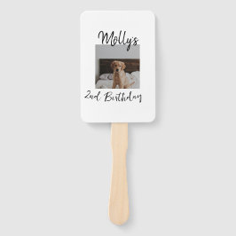 ペット犬の猫の動物の誕生日の写真モダンシンプル ハンドファン