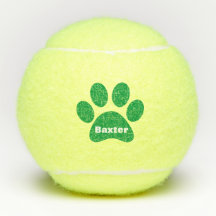 ペット犬の猫の手の印刷名パーソナライズされた