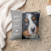 ペット犬の記念ギフトペットロス2写真 クッション (ブランケット)
