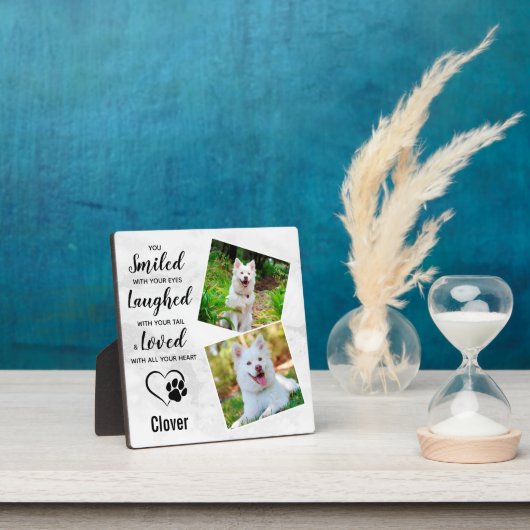 ペット犬の記念悔やみや弔慰ペットの損失記念の写真 フォトプラーク (インサイチュ)