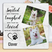 ペット犬の記念悔やみや弔慰ペットの損失記念の写真 フォトプラーク