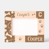 ペット犬の骨の手のプリント レーザー彫刻フレーム (正面)