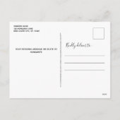 ペット犬パーソナライズされた好きメリークリスマス シーズンポストカード (裏面)