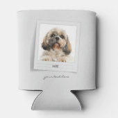 ペット犬フォトフレームパーソナライズされたパパ誕生日 缶クーラー (裏面)