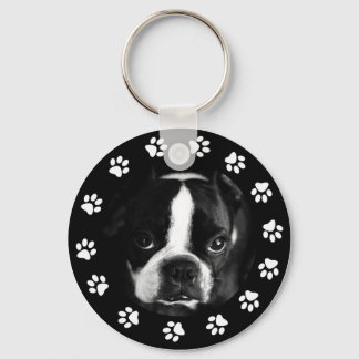 ペット犬フォトポーズパーソナライズされたカスタム キーホルダー