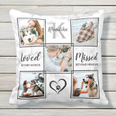 ペット犬メモリアルペットロス記念フォトコラージュ クッション