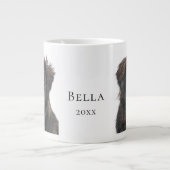 ペット犬記念写真年 ジャンボコーヒーマグカップ (正面)