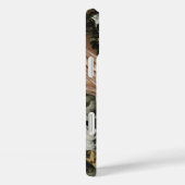 ペット猫がヴィンテージ動物モノグラムの術 Case-Mate iPhoneケース (裏面 / 右)