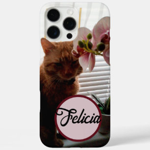ペット猫の写真と名前をカスタムする iPhone 16 PRO MAXケース