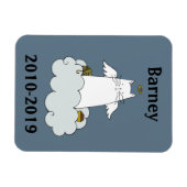 ペット猫の記念磁石 マグネット (横)