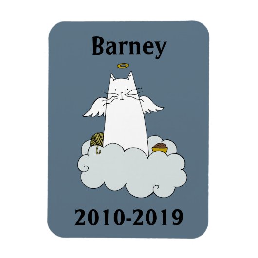ペット猫の記念磁石 マグネット (縦)