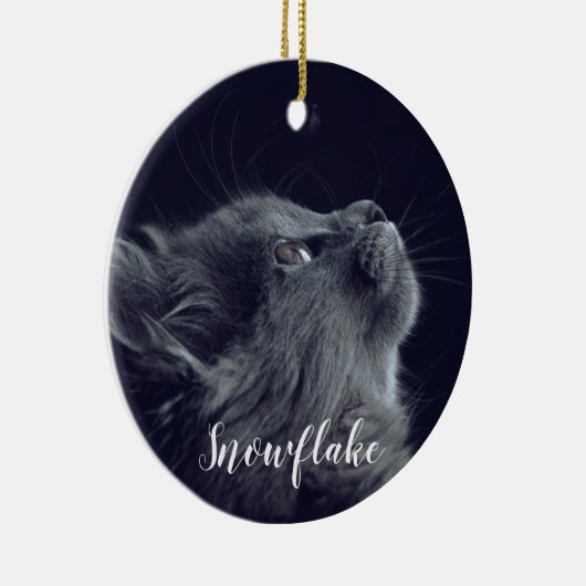 ペット猫クリスマスセラミックツリーDの写真を追加 セラミックオーナメント (右)