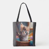 ペット猫バッグ トートバッグ (裏面)