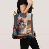 ペット猫バッグ トートバッグ (クローズアップ)