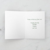 ペット猫悔やみや弔慰の喪失 カード (内部)